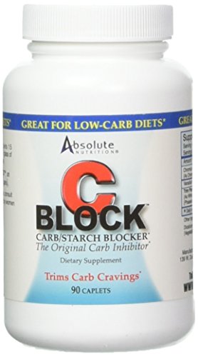 Absolute Nutrition CBlock Carb/Starch Blocker, 90 Caplets Absolute Nutrition uk supplements