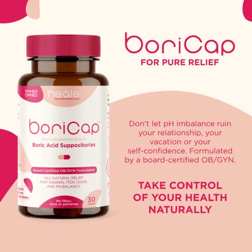 BoriCap 30 and UroQuel 30 Bundle for Vaginal pH and Overactive Bladder BoriCap uk supplements