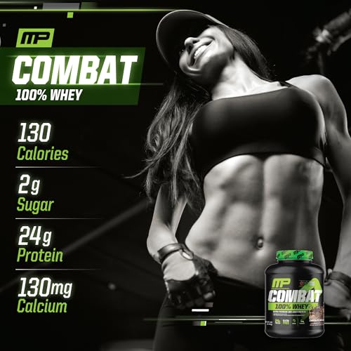 MusclePharm Combat 100% Whey, Chocolate Milk - 5 lb Protein Powder - Gluten Free Muscle Pharm uk supplements