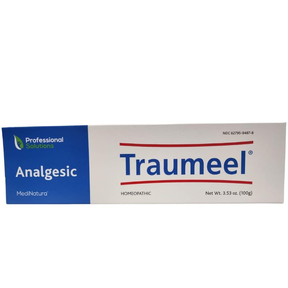 MediNatura Traumeel Ointment Topical Pain Relief for Muscle Joint Back Arthritis Injury or Exercise Related Pain & Soreness Arnica + 13 Active Ingredients - Made in Germany - 3.53 oz MediNatura uk supplements