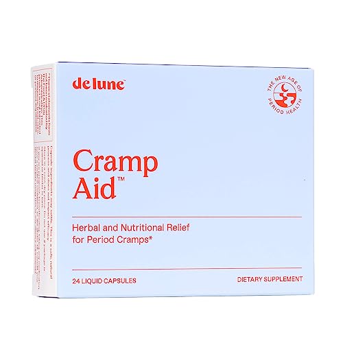 De Lune Cramp Aid, Herbal and Natural Relief for Period Cramps with Fenugreek Seed De Lune uk supplements