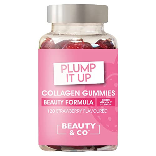 Beauty & Co Collagen Gummies by - 120 Marine Collagen Gummies with Biotin, Vitamin C & Selenium (120) Beauty & Co uk supplements