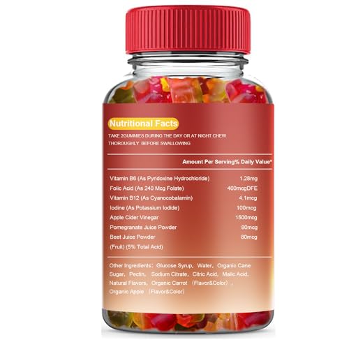 Arevtovis Apple Cider Vinegar Gummies - Boost Energy, Detox & Support Gut Health ACV Arevtovis uk supplements