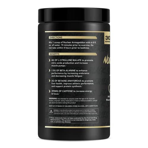 Anabolic Warfare Nuclear Armageddon Pre Workout Powder Pre-Workout for Men Anabolic Warfare uk supplements
