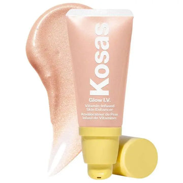 Kosas Glow I.V. - Vitamin-Infused Skin Illuminating Enhancer - Spark. Bonus Premium Korean Sheet Masque with Collagen Kosas uk supplements