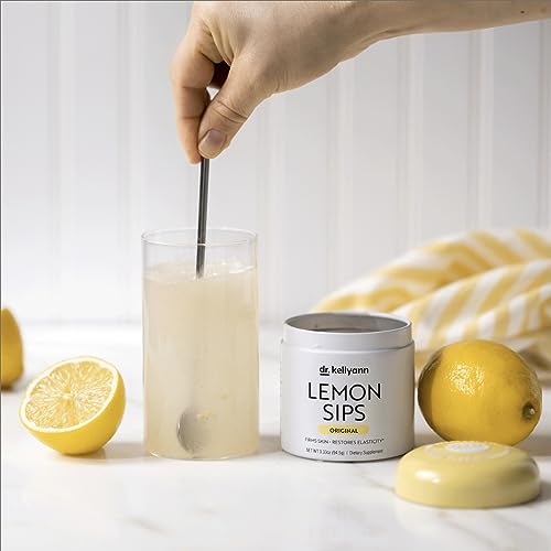 Dr. Kellyann Lemon Sips - Diet Citrus Drink Mix - Rehydrate, Detox, Revitalize - Sugar Free Dr. Kellyann uk supplements