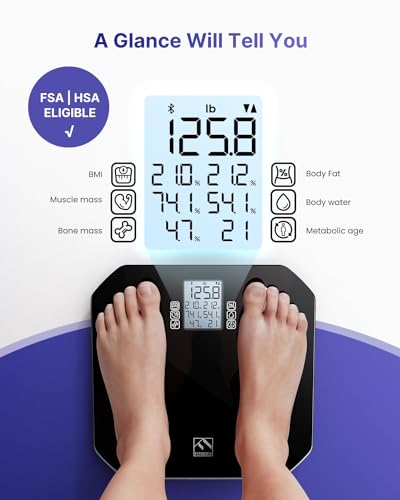 FITINDEX Smart Scale, FSA HSA Eligible Scale for Body Weight, Body Fat Scale with All-in-one FITINDEX uk supplements