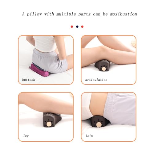 LANYANZI Purple moxibustion Pillow Cervical Vertebra Pillow moxibustion Waist moxibustion Box LANYANZI uk supplements