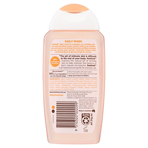 Femfresh Daily Wash 250ml Femfresh uk supplements