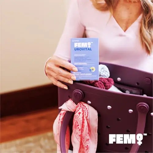 FEM Urovital Bladder Control Supplements - Overactive Bladder, Leakage & Urgency Relief - Non-Hormonal Urinary Tract Health Support for Women - 30 Capsules Upsa uk supplements