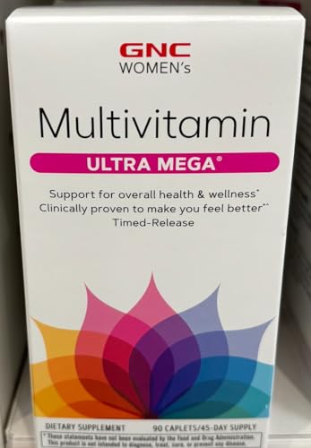 GNC Women's Ultra Mega Multivitamin | Supports Overall Health and Wellness in Women GNC uk supplements