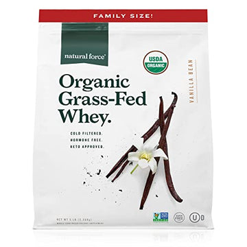 Natural Force Grass Fed Organic Whey Protein Powder – Non GMO Verified, Humane Natural Force uk supplements