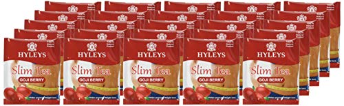 Hyleys Slim Tea Goji Berry Flavor - Weight Loss Herbal Supplement Cleanse and Detox Hyleys Tea uk supplements