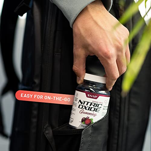 Snap Supplements Nitric Oxide Beet Root Gummies - Support Healthy Blood Circulation Snap Supplements uk supplements