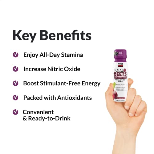 Force Factor Total Beets Superfood Shots for Healthy All-Day Stamina, Energy Drink Alternative Force Factor uk supplements