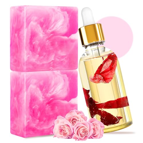 Yoni Soap Bars & Natural Yoni Oil Set, Natural Yoni Oil Vaginal Wash for Women Feminine Wash BASSI uk supplements