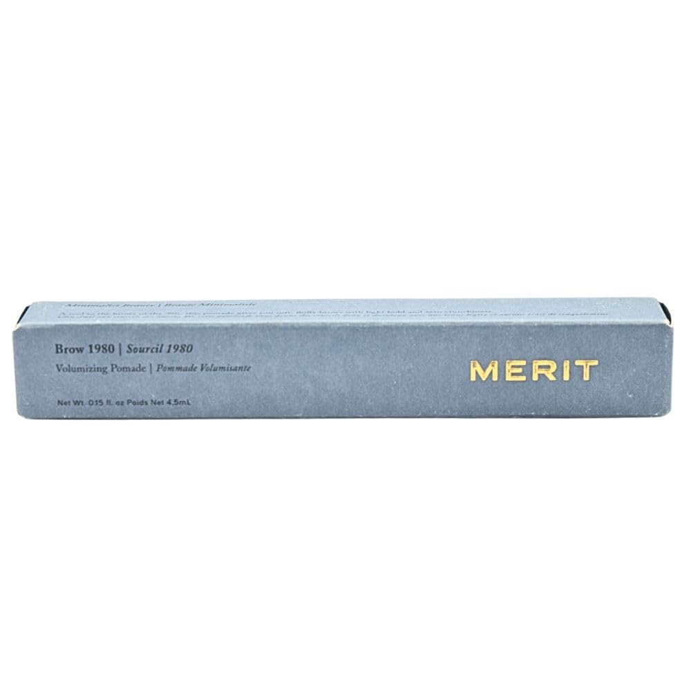 Merit Brow 1980 Volumizing Tinted Eyebrow Gel-Pomade - Taupe - Taupe with Cool Undertones Merit uk supplements