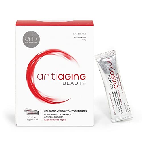 Unik Antiaging Beauty | Hydrolysed Collagen VERISOL (5 Clinical Studies) with Hyaluronic Acid UN 1K HEALTH & NUTRITION uk supplements