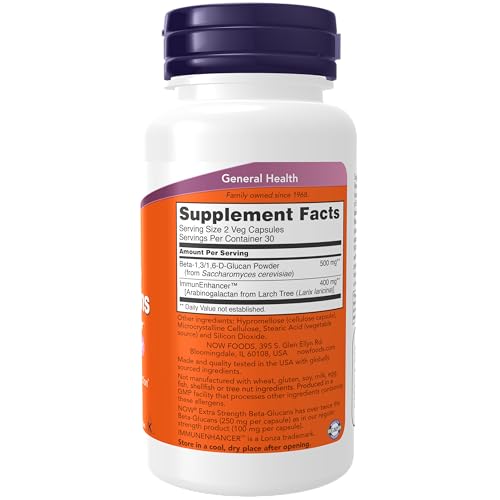 NOW Supplements, Beta-Glucans with ImmunEnhancer with Larch Arabinogalactan NOW uk supplements
