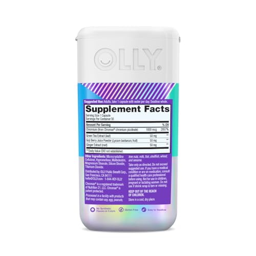 OLLY Combat Cravings, Metabolism & Energy Support Supplement - 30 Ct OLLY uk supplements