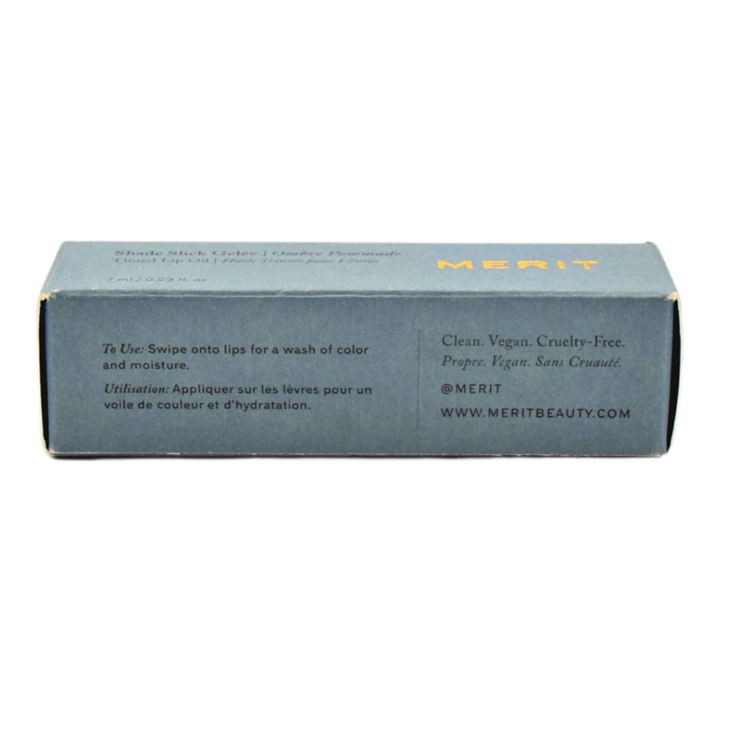 MERIT Shade Slick Gelée Sheer Tinted Lip Oil Les Deux Merit uk supplements