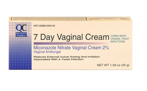 Quality Choice Miconazole Nitrate 2% 7 Day Vaginal Antifungal Cream, 1.59 Ounces (45g) - Pack of 3 Quality Choice uk supplements