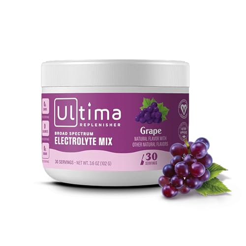 Ultima Replenisher Daily Electrolyte Drink Mix – Grape, 30 Servings – Hydration Powder Ultima Replenisher uk supplements