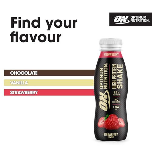 Optimum Nutrition High Protein Shake Bottles, Ready To Drink Healthy Snacks, No added Optimum Nutrition uk supplements