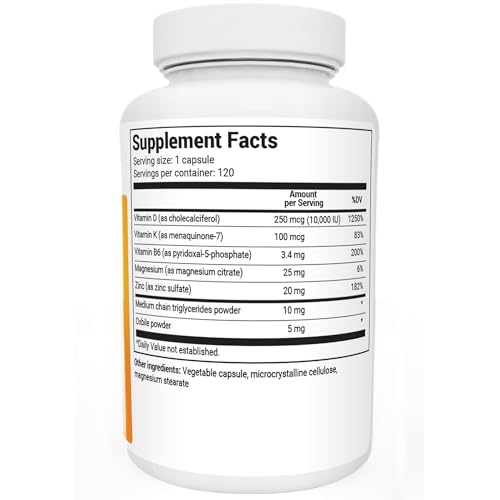 Dr. Berg's Vitamin D3 K2 Supplement w/MCT Oil - Includes 10,000 IU of Vitamin D3 Dr. Berg Nutritionals uk supplements