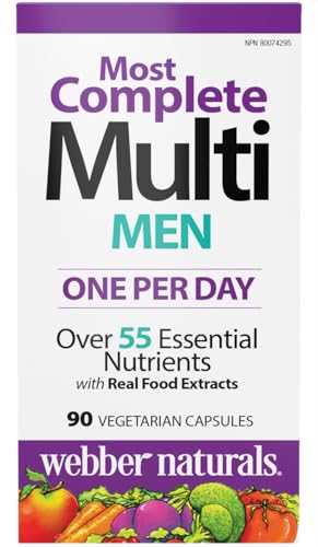 Webber Naturals Men's Most Complete Multi, 90 Vegetarian Capsules Webber Naturals uk supplements