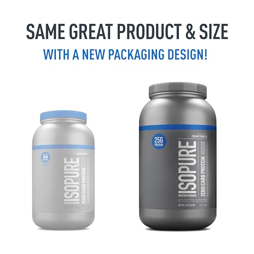 Isopure Protein Powder, Creamy Vanilla Whey Isolate with Vitamin C & Zinc for Immune Isopure uk supplements