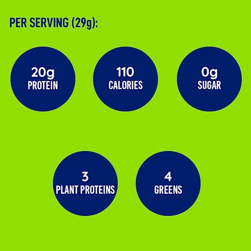 LeanFit Plant-Based Protein & Greens Natural Vanilla – 20g Plant Protein + 4 Leafy Greens LeanFit uk supplements