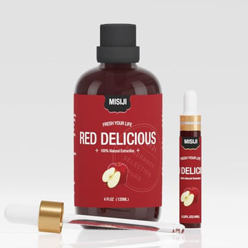 Essential Oils-MISIJI Apple Fragrance Essential Oils for Diffuser for Home 4FL.OZ Plus 0.33,Diffuser Oils Scents MISIJI uk supplements