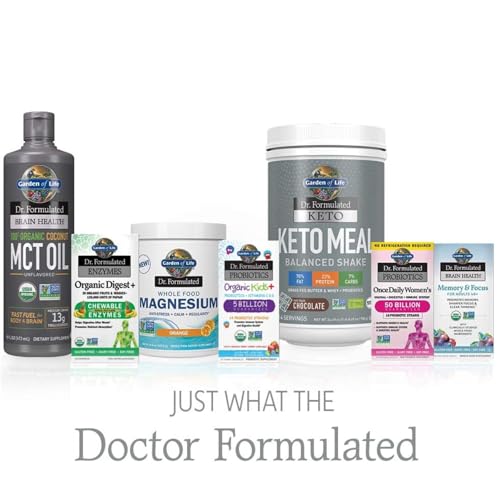 Garden of Life Dr. Formulated Organic Brain Health Memory & Focus for Adults 40+ 60 Tablets Garden of Life uk supplements