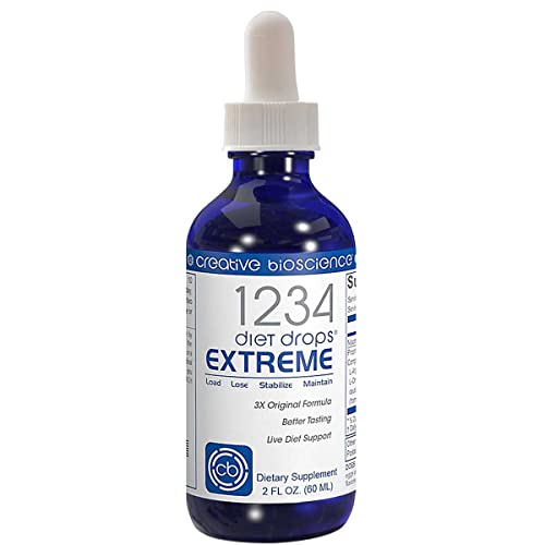 Creative Bioscience 1234 Diet Drops Extreme, 2 Fl Oz (4 Pack) Creative Bioscience uk supplements