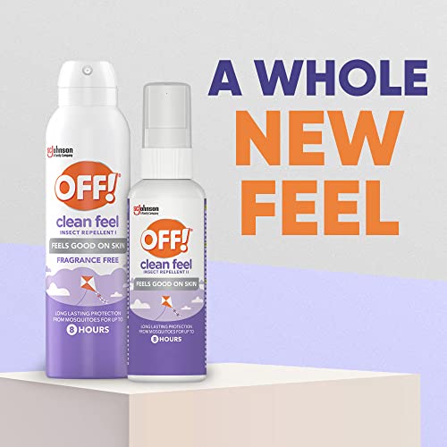 OFF! Clean Feel Insect Repellent Aerosol with 20% Picaridin, Bug Spray OFF! uk supplements