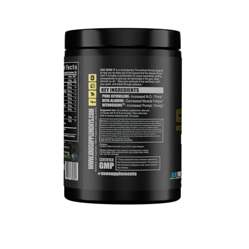 UXO Send IT Preworkout (Blue Hawaiian Flavor) UXO Supplements uk supplements