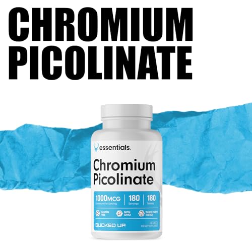 Bucked Up Chromium Picolinate 1000mcg Per Serving, Bucked Up Essentials (180 Servings Bucked Up uk supplements