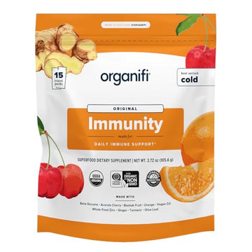 Organifi Immunity - Organic Superfood Immunity Support - 15 Single Serve Packets Organifi uk supplements