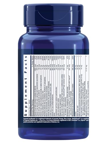 Life Extension One-Per-Day Multivitamin – Packed with Over 25 Vitamins, Minerals & Plant Extracts, Quercetin, 5-MTHF Folate & More – 1-Daily Life Extension uk supplements