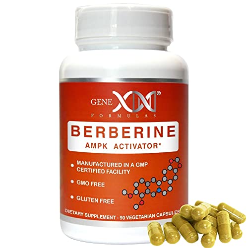 GENEX Berberine HCl 500mg (90 Capsules) | Powerful AMPK Activator, Supports Heart Genex Formulas uk supplements