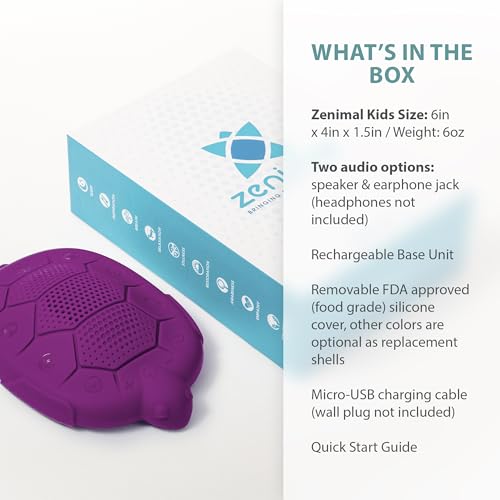 Zenimal Kids Meditation Audio Player - Patented Screen-Free Mindfulness Device with 9 Audio Meditations Zenimal uk supplements