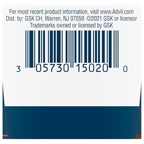 Advil Pain Reliever and Fever Reducer, Ibuprofen 200mg for Pain Relief - 24 Coated Tablets Advil uk supplements