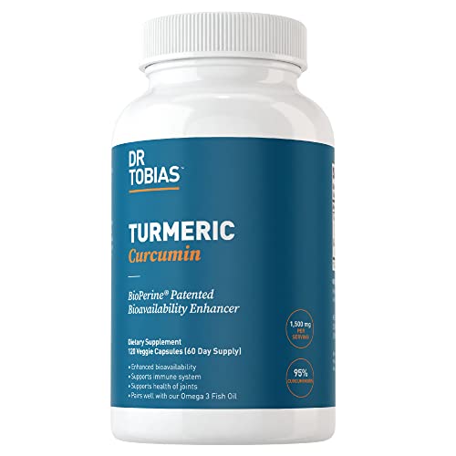 Dr. Tobias Turmeric Curcumin Supplement with BioPerine & Black Pepper, Extra Strength Dr. Tobias uk supplements