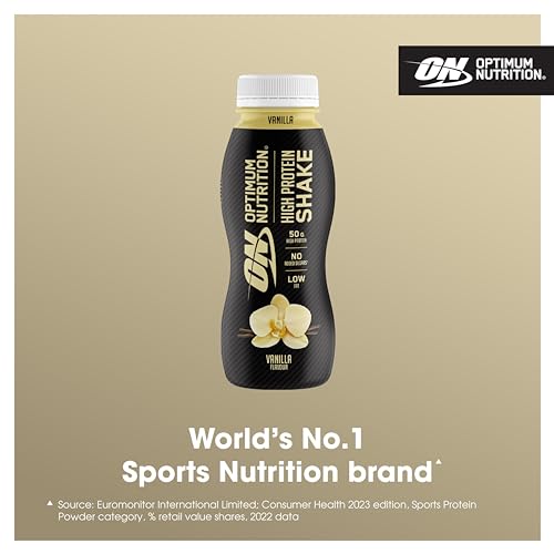 Optimum Nutrition High Protein Shake Bottles, Ready To Drink Healthy Snacks, No added Optimum Nutrition uk supplements