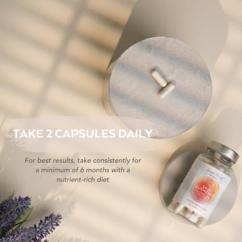 Simone Thomas Wellness, SkinQuencher Marine Collagen with Vitamin C, Food Supplement 60 Capsules Simone Thomas Wellness uk supplements
