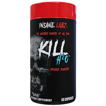 Insane Labz Kill H20, AMPiberry Infused Diuretic, Reduce Water Retention and Bloating Relief Insane Labz uk supplements