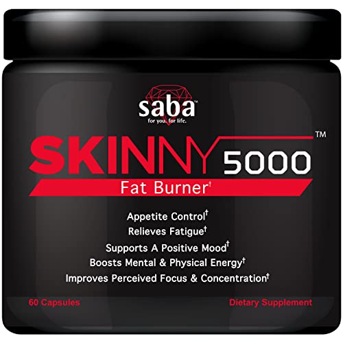 Saba Skinny 5000 -Fat Loss -Weight Loss-Appetite Control -Mild Jitter-Free Energy- Focus Saba uk supplements