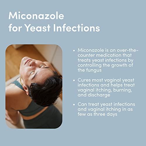 Hers Miconazole 3 Day Yeast Infection Treatment - Treats Vaginal Itching, Burning, Discharge HIMS & HERS uk supplements