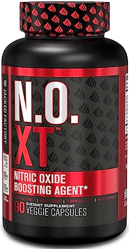 N.O. XT Nitric Oxide Supplement with Nitrosigine L Arginine & L Citrulline for Muscle Growth Jacked Factory uk supplements